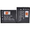DSTE 2-Pacco Ricambio Batteria per Casio NP-130 Exilim EX-H30 EX-H30BK EX-H35 EX-ZR100 EX-ZR200 EX-ZR300 EX-ZR400 EX-ZR410 EX-ZR510 EX-ZR700 EX-ZR1000 EX-ZR1200 EX-ZR1500 EX-ZR2000 EX-ZR3500