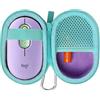 co2CREA Custodia Compatibile con Logitech Pebble Mouse 2 M350s Bluetooth | Cassa rigida in EVA, Protezione Antichocco, Custodia Solo