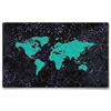 Silent Monsters Tappetino Mouse 24 x 20 cm piccolo, Mondo verde, con Bordo Cucito, Durevoli, antiscivolo e silenzioso, gioco, ufficio, casa, lavabile, arrotolabile, Tappetini per il Gaming Mousepad