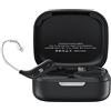 erjigo TWS + gancio per auricolari, connettore a 2 pin con supporto microfono/30 ore di riproduzione, KZ-AZ09 HD Bluetooth5.2, compatibile con auricolari/cuffie/cuffie con pin da 0,75/0,78 mm, per
