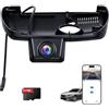 Realdio Dashcam 4K per Mazda CX-5 2019-2025 e CX-9 2020-2024, WiFi | Controllo APP, Design Integrato, Visione Notturna, Telecamera di Retromarcia, Sensore G e Scheda TF 64 GB