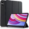 CLM-Tech Custodia compatibile con Redmi Pad Pro 12.1 / Xiaomi Poco Pad 12.1 2024 - Case Supporto Cover con Auto Svegliati/Sonno - Nero