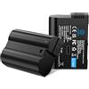 Anegine EN-EL15c EN-EL15a EN-EL15 Batteria 2500 mAh decodifica completa con cavo di ricarica per Nikon Z8 Z7 Z7 II Z6 Z6 II Z6 III Z5 D850 D810 D810A D800 D800e D780 D750 D611 0 D6000 0 fotocamera