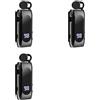 Janasiba 3X K55 Cuffia Lavalier Retrattile BT5.2 Promemoria Chiamata Vibrazione Movimento Clip Driver Cuffia Auricolare PK F920 Nero