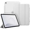 FINTIE Cover per iPad Air 11 M4/M3/M2 (2026-2024)/iPad Air 5a&4a Gen 10,9 | con Portapenne - Sottile Leggero Opaca Trasparente Custodia con Auto Sveglia/Sonno, Argento