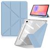 HinZann Custodia per Samsung Galaxy Tab S10 Lite/S10 FE/S9 FE 10,9/ S9 11 | (Blu) Cover con Portapenne, Retro in TPU Trasparente + Pelle PU, Auto Svegliati/Sonno, Ultra Sottile Leggero
