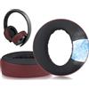 SOULWIT Cuscinetti Auricolari in gel di Raffreddamento per Sony Cuffie New Gold Wireless PS4, Cuscinetti Auricolari di ricambio per Versione 2018, Modello di Cuffia CUHYA-0080 -Borgogna