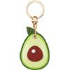 AXFEE Airtags Portachiavi in PU Pelle, Porta Air Tag per GSP Apple | Airtag Cover per Chiavi Zaini e Animale, Portatile, Anti-graffio, Mantiene un Segnale Forte- Avocado