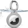 TNSNK Custodia per AirTag Portachiavi, Gray | Impermeabile, chiusura girevole, antigraffio e antiurto, senza perdita di segnale. Per bici e animali. Materiale: PC+TPU.