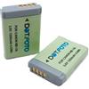 Dot.Foto 2 x Dot.Foto NB-13L Premium 3.6v / 1250mAh Batteria Ricaricabile per Canon PowerShot G7X, G7X Mark II, G7 X Mark III,SX720 HS, SX730 HS, SX740 HS, SX620 HS, G1X Mark III,G9X, G9X Mark II