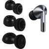 Umvowuxa Galaxy Buds 3 Pro Earbuds, comodo e morbido, silicone, compatibile con Samsung Galaxy Buds 3 Pro (3 coppie/nero)