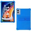 AKNICI Custodia Silicone per DOOGEE Tab G6 Max/TABWEE T60 Pro/TECLAST T65PLUS/ TECLAST T65/ OSCAL PAD 200 Tablet 13.4 Pollici, Protettiva Cover con Supporto Integrato, Blu