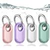 Dingfeiyu Portachiavi per Samsung Galaxy SmartTag2, Localizzatore di Chiavi SmartTag2 Portatile per Zaini e Animali Domestici, Custodia Anti-graffio (Trasparente + Verde + Rosa + Viola)