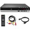 Huudngeje Lettore Audio Multimediale del Lettore Multimediale CD VCD con USB HD 1080P Plug UE