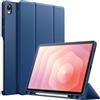 JETech Custodia per Samsung Galaxy Tab S11, Navy | Cover TPU morbido, Porta S Pen, Supporto Tri-fold, Auto Svegliati/Sonno