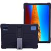 AKNICI 10 Pollici Silicone Custodia Cover per TECLATS M50HD/TECLATS M50/TECLATS M50 Pro/TECLATS M40 Plus/TECLATS P30S/TECLATS P40HD/Blackview Tab12 Pro/OSCAL Pad 10, Portamatite e Tracolla, Nero