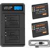 Shentec 2X Shentec 3.6V 1200mAh Li-ion Compatibile con Batteria Olympus LI-50B SZ-15 SZ-16 iHS Tough 6000 6020 8000 TG-630 iHS TG-820 iHS TG-830 iHS TG-850 TG-870 VR-340 VR-370 XZ-1
