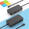 ROCKETEK Microsoft Surface Thunderbolt 4 Dock con tre display, docking station 11 in 1 con HDMI 4K + DP+VGA per Surface Pro 11/10/9/8/X/7+/7, Laptop 7/6/5/4/3, Laptop Studio 2/1, Go 4/3/2/1