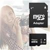 Generic Scheda Micro SD da 8 GB, classe 10, con adattatore SD, scheda di memoria SDHC ad alta velocità per fotocamera, dash cam, MP3, GPS, vecchi telefoni