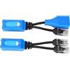Itonash Kit Combinatore/sdoppiatore Cavo Ethernet RJ45 2 Pezzi, Adattatore Dati POE Rete Ethernet LAN per Modem Router Monitoraggio della Sicurezza di Sorveglianza più Veloce