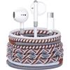 URIZONS Auricolari In-Ear USB C con Microfono e Controllo del Volume, Cavo Intrecciato Colorato, Antigroviglio e Resistente allo Sporco, Compatibili con iphone 15/16 e Altri Smartphone con Porta C