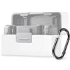 Generic Custodia protettiva antigraffio in silicone per DJI Mic 2 (bianco)