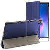 ebestStar - Cover per Lenovo Tab M10 Plus 10.6 (Gen 3), Custodia Protezione Flip Magnetica, Slim Case Sottile Pelle PU, Blu scuro + Vetro Temperato
