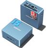 GEEKOM IT12 Mini PC con Intel i5-12450H|16GB DDR4 RAM e 512GB SSD | | Sistema pronto all'uso- LAN 2.5G|6 x USB| Slot SD - Garanzia 3 Anni - Ideale per Multitasking e Controllo Industriale
