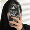 hdqICase Custodia Compatibile con Realme Note 70T, | Cover Morbida Silicone Nero con Gatto, Farfalla, Panda