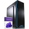 GREED® Intel Core 12th Gen Ultra PC fisso - Desktop molto veloce per ufficio e casa - Computer con 4.4 GHz - 16GB RAM - Disco da 1TB SSD + 1TB HDD - DVD+RW - USB3.0 - WLAN - incl. Windows 11 Pro