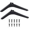 Generic 2 piedini di ricambio per TV Hisense, in ABS, senza trapano, per Smart TV LED Hisense da 32 pollici, 40 pollici e 43 pollici, con viti (nero)