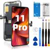 DTD Kit di ricambio per iPhone 11 Pro, display LCD da 5,8 pollici, touch screen 3D, digitalizzatore con strumenti di riparazione, adesivo e vetro temperato