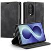 Phernykas Custodia a Libro Portafoglio per Samsung Galaxy Z Fold 8, Cover Flip in Ecopelle con Porta Carte, Chiusura Magnetica e Protezione Anticaduta, Custodia Telefono Libretto per Z Fold8, Nero