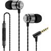 SoundMAGIC E50C Auricolari Cablati, Micro, IEM, Jack 3,5mm, Bronzo | Bassi chiari, suono equilibrato, isolamento, corpo metallico, telecomando, cavo anti-groviglio, vestibilità confort