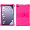 FKQLH Silicone Morbido Skin Custodia Protettiva per Bambini Supporto Cover per Samsung Galaxy Tab A9 8,7 Pollici 2023 (SM-X110/X115/X117), Rosa