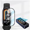 Generic 2PCS Protezioni Schermo per Xiaomi Smart Band 10/9/8 - Copertura Completa, Alta Definizione, Anti-impronte, Antiurto (Xiaomi Band 10)