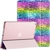 ProCase Cover iPad 9/8/7 Gen, Custodia iPad 10,2 Pollici 2021/2020/2019 | [A2602 A2603 A2604 A2605 A2270 A2428 A2429 A2430 A2197 A2198 A2200] Cover con Auto Svegliati/Sonno -Lustrini