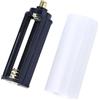 Generic 1 tubo per batteria 18650 e 1 supporto per batteria AAA per torcia elettrica trasparente