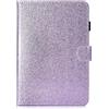 Generico DayQiQiPu Custodia per Lenovo Tab Idea 11 / K11 Gen 2 TB-336 (11 Pollici) in Pelle PU con Supporto Motivo Brillante Cover Flip Folio Copertura con Portafoglio e Auto Sleep/Wake Viola