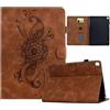 Bxithnr Custodia per Samsung Tab S5e 10,5 2019, SM-T720/T725 - Cover Folio in Pelle Protettiva Case con Auto Sonno/Sveglia e Supporto - Marrone