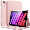 JETech Custodia per iPad mini A17 Pro/6ª Gen, Rosa | Per 8,3 2024/2021 Modello, Supporto Multi-Angolo, Porta Pencil, Cover Protezione Sottile, Auto Svegliati/Sonno