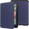Kepuch Custer Cover per Kindle Paperwhite 12th 2024, Paperwhite Signature Edition 12th, Colorsoft Signature Edition 1st,PU-Pelle Case Custodia - Blu