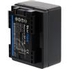 Blumax Kit di accessori professionali per Canon BP-718 (Perfect Fit 1800 mAh con Info Chip)