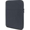moex Custodia tablet per Samsung Galaxy Tab S10 Lite con cerniera e scomparto per accessori, in nylon tessuto morbido imbottito, custodia protettiva minimalista Dash Case, antracite