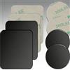 Generic 4 supporti magnetici adesivi per telefono, ultra sottili, in metallo, per navigazione creativa, universali, per auto, senza batteria