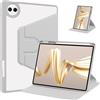 Generico DayQiQiPu Custodia protettiva per Huawei MatePad Pro 12,2 (2024) 12,2 Pollici Pelle PU Rotazione a 360° Stand Slim Cover con supporto per matita Auto Sveglia/Sonno,Grigio Spazio