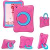 NLR FUN NLR Custodia Eva per Bambini per iPad | più Direzioni Stand Stabile | Compatibile con iPad Air 2019 da 10,5-Pollici (3a Generazione) (Rosa+Blu)