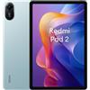 Xiaomi Redmi Pad 2 Tablet da 11 2.5K (MediaTek G100-Ultra, 8GB di RAM, 256GB di ROM, WiFi 5 + Bluetooth 5.3, batteria da 9000 mAh, caricatore non incluso), verde (versione ES)