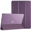 ProCase Cover per iPad Pro 12.9 1a/2a Gen 2017/2015[Vecchio Modello], Auto Svegliati/Sonno,Ultra Sottile e Leggero Custodia Supporto con Retro Semi-Trasparente Copertura Intelligente-Violetta Scura