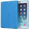 doupi PerfectFit TPU Custodia per iPad Air (1. Gen.) Mat Trasparente Cover, Blue